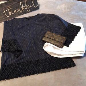 Banana Republic Eyelet Crop
